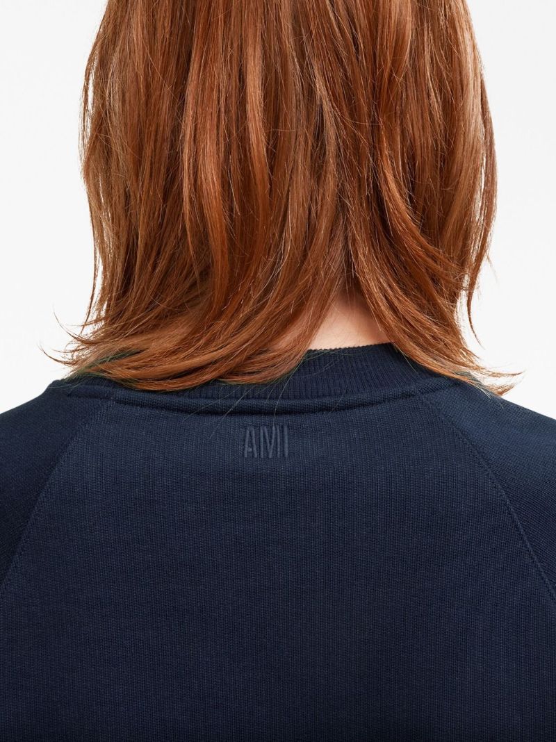 Blue Ami De Coeur Organic-cotton Sweatshirt