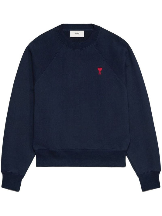 Blue Ami De Coeur Organic-cotton Sweatshirt