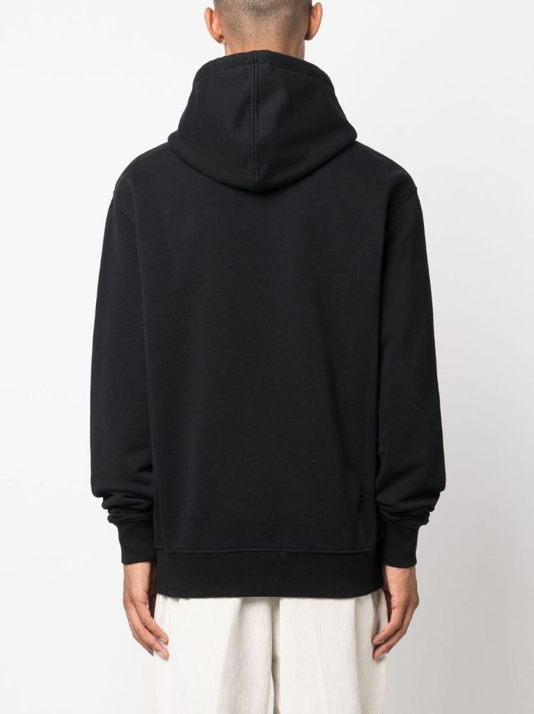 Black Ami De Coeur Organic-cotton Hoodie