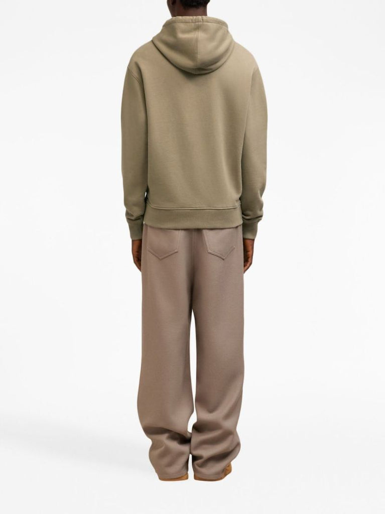 Neutral Ami De Coeur Organic-cotton Hoodie