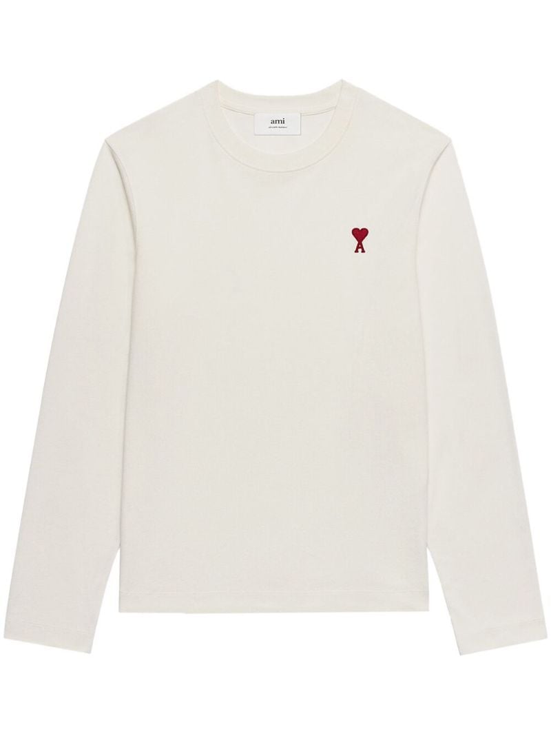 White Ami De Coeur Organic-cotton T-shirt