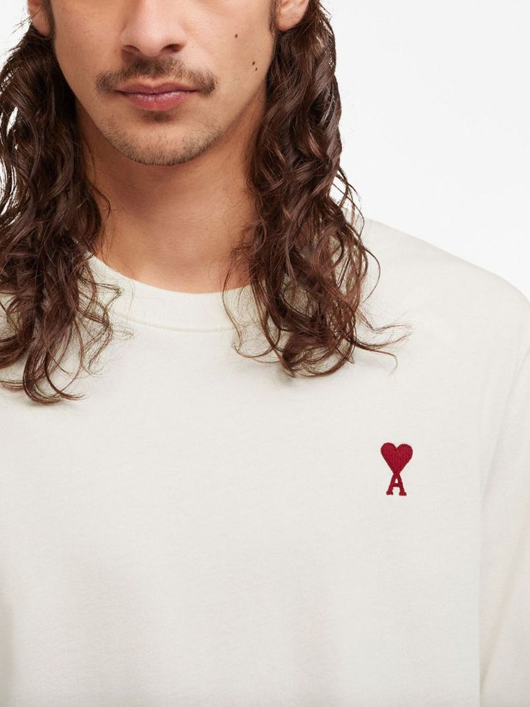 White Ami De Coeur Organic-cotton T-shirt