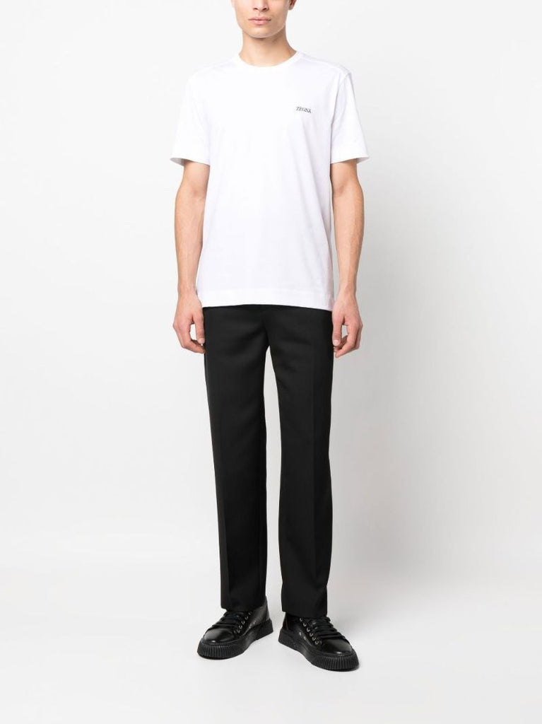 Logo-embroidered Cotton T-shirt