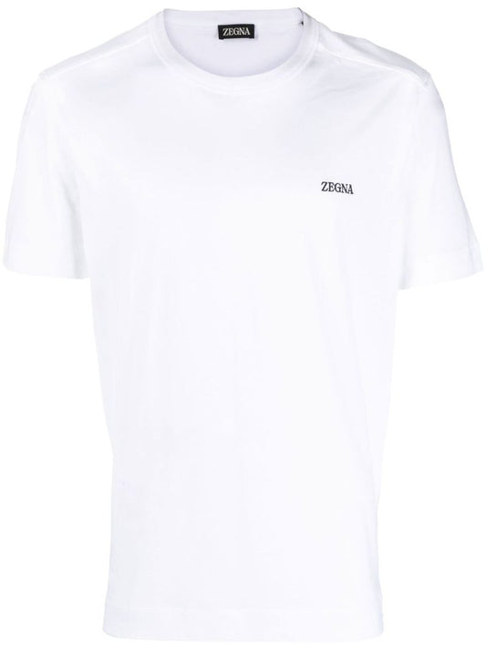 Logo-embroidered Cotton T-shirt