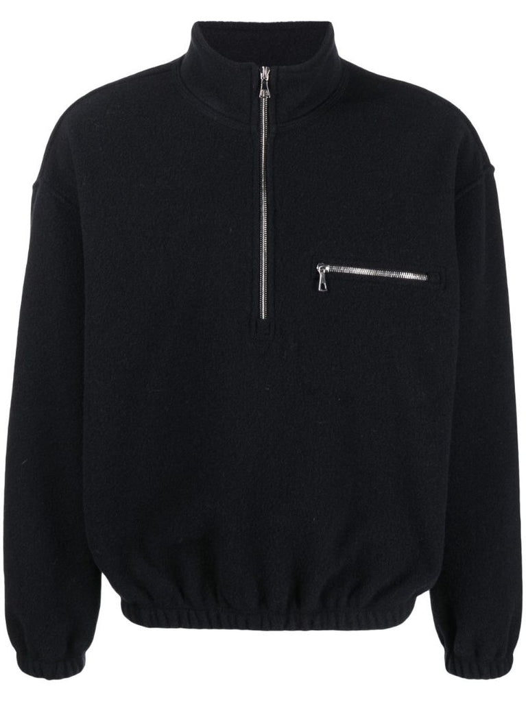 High-neck Zip-up Jacket