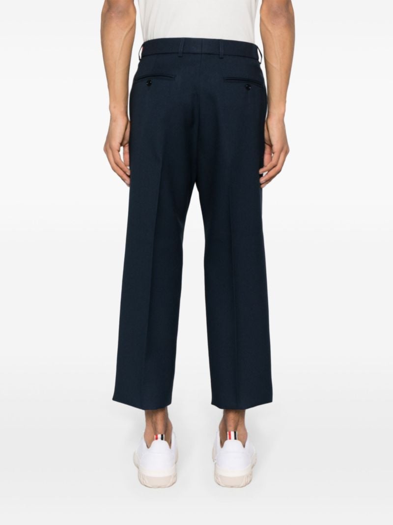 Blue Web Stripe Drill Trousers
