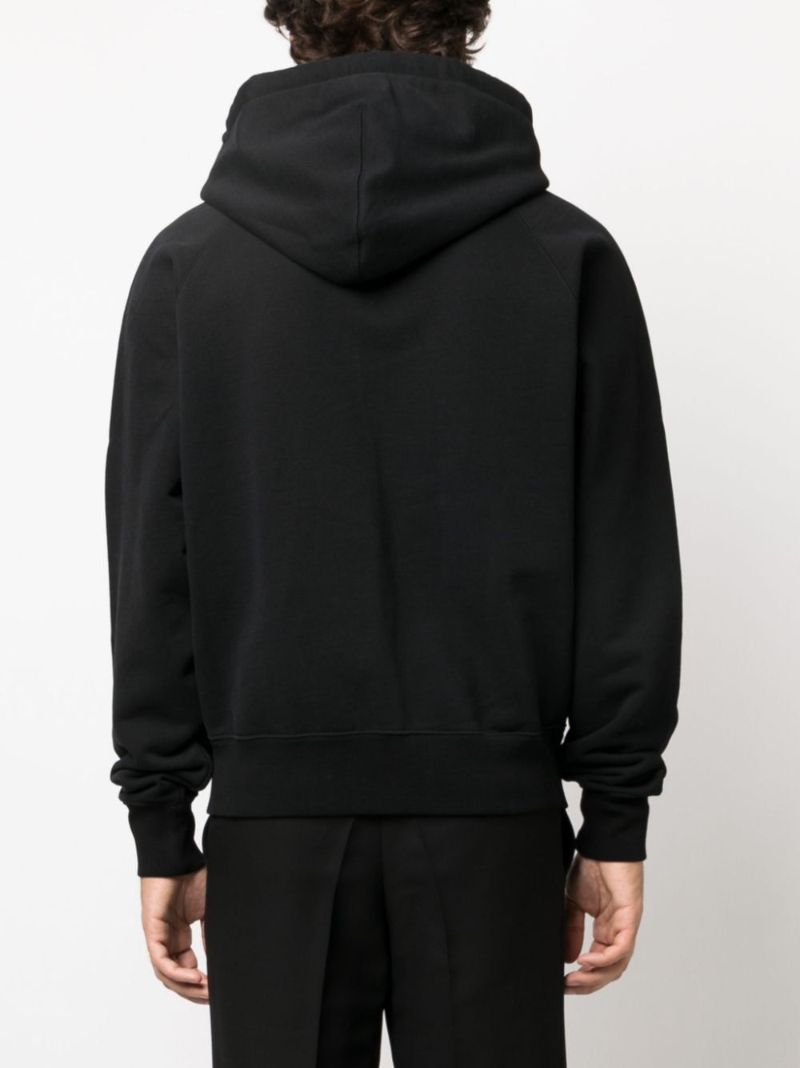 Black Ami De Coeur Zipped Hoodie