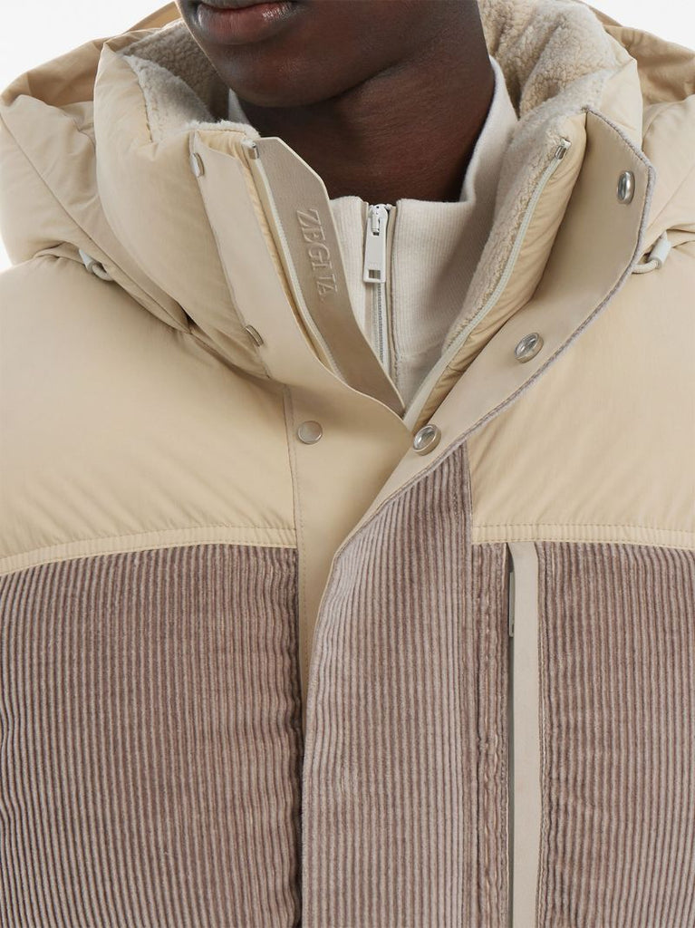 Neutral Cashco Elements Puffer Jacket