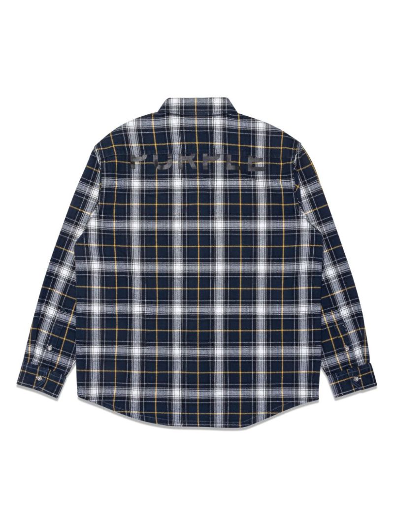 Black Checked Cotton Shirt