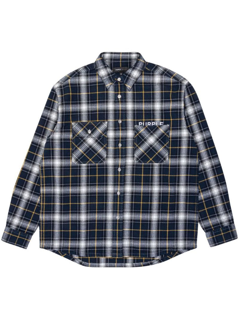 Black Checked Cotton Shirt