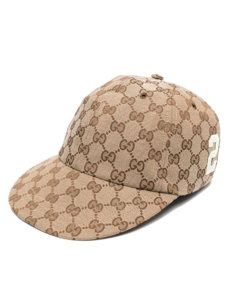 Neutral Gg Canvas Cotton Cap