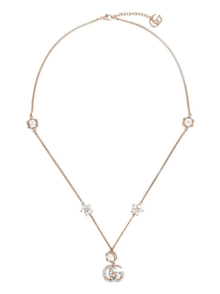 Gold-tone Double G Pendant Necklace
