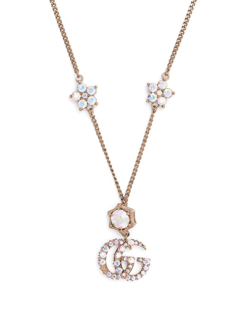 Gold-tone Double G Pendant Necklace