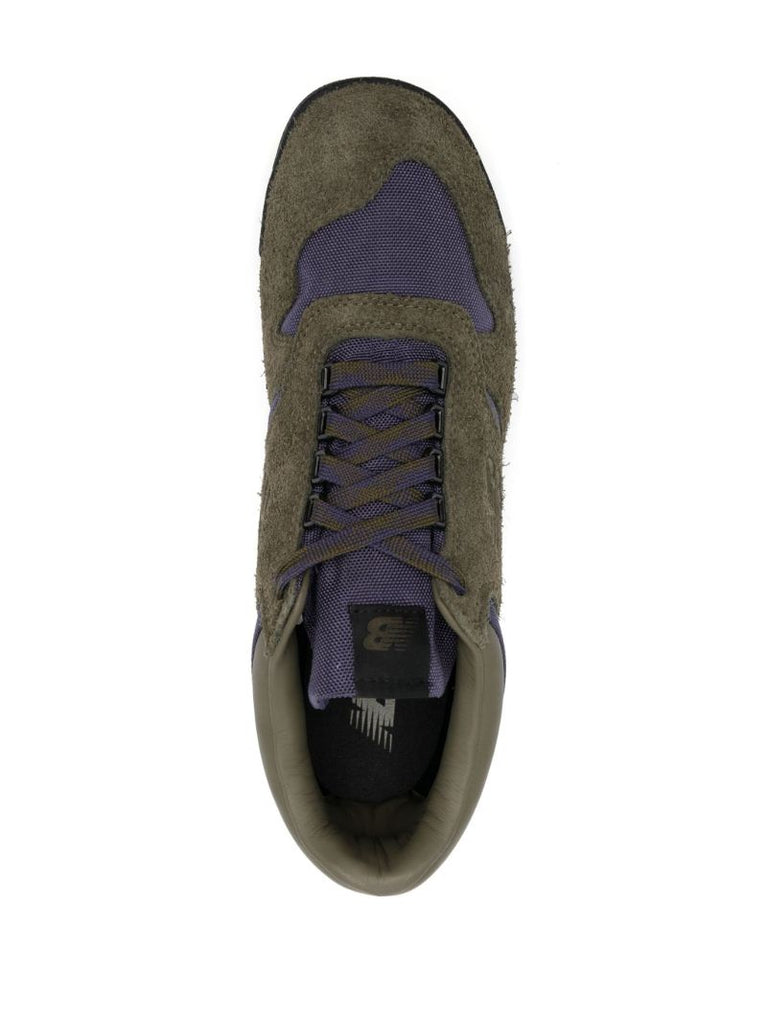 Green Rainier Low-top Suede Sneakers
