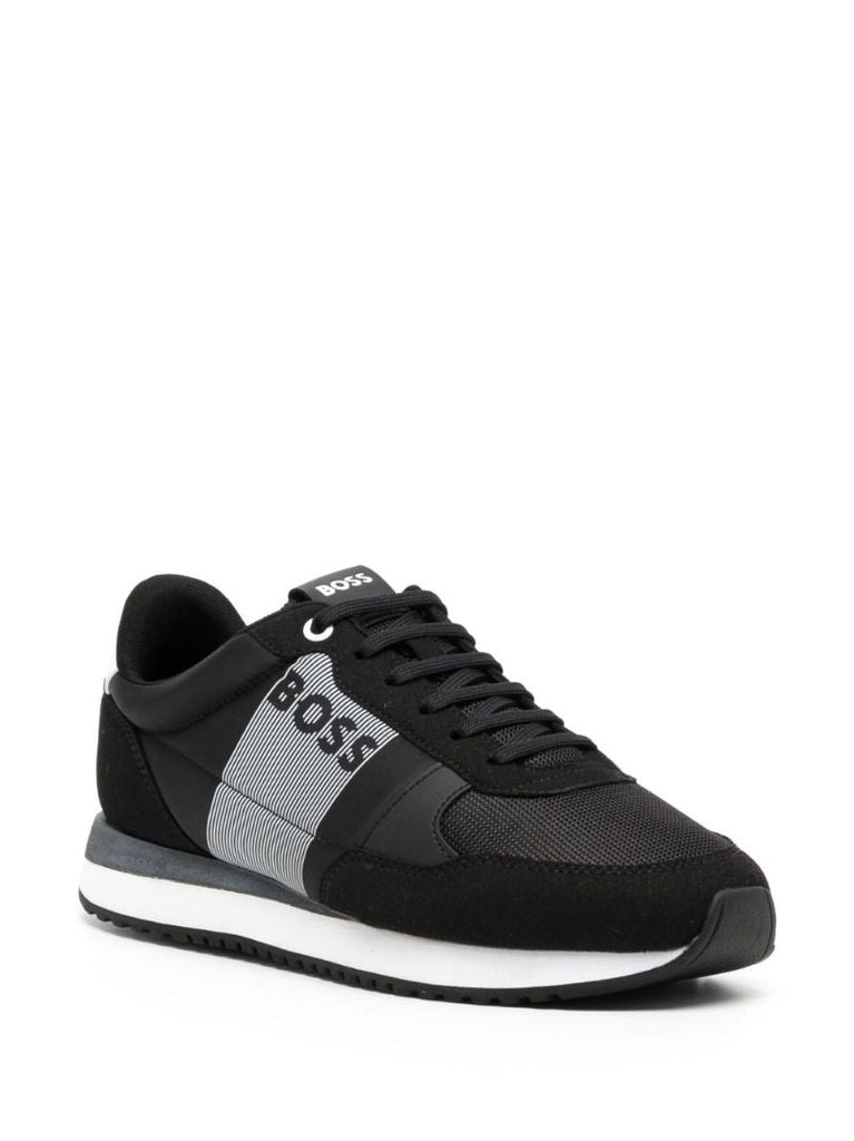 Black Logo-print Sneakers