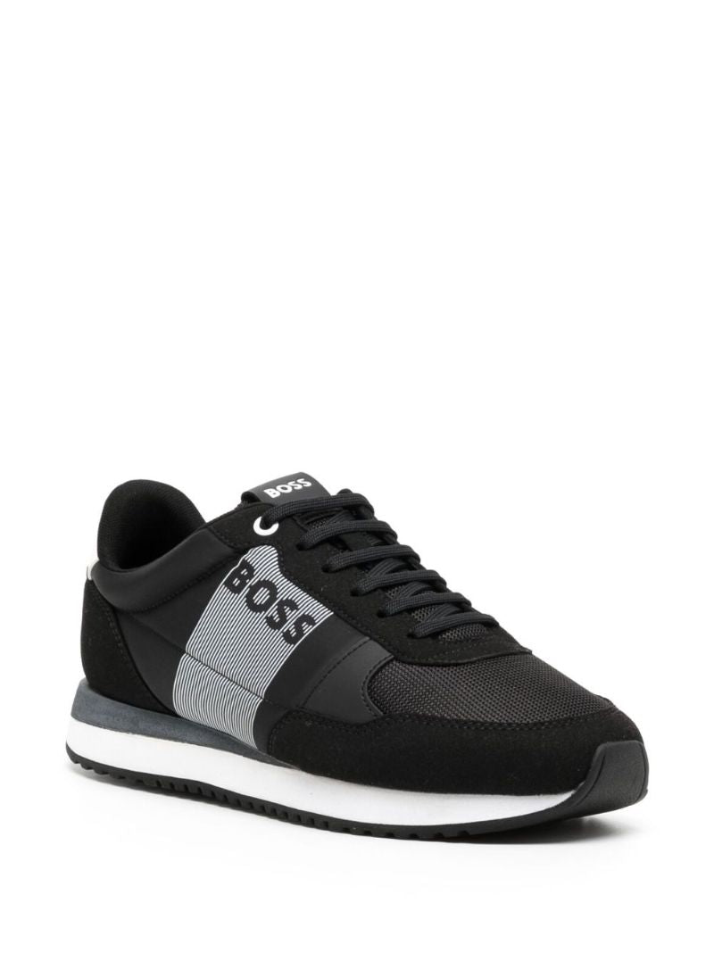 Black Logo-print Sneakers