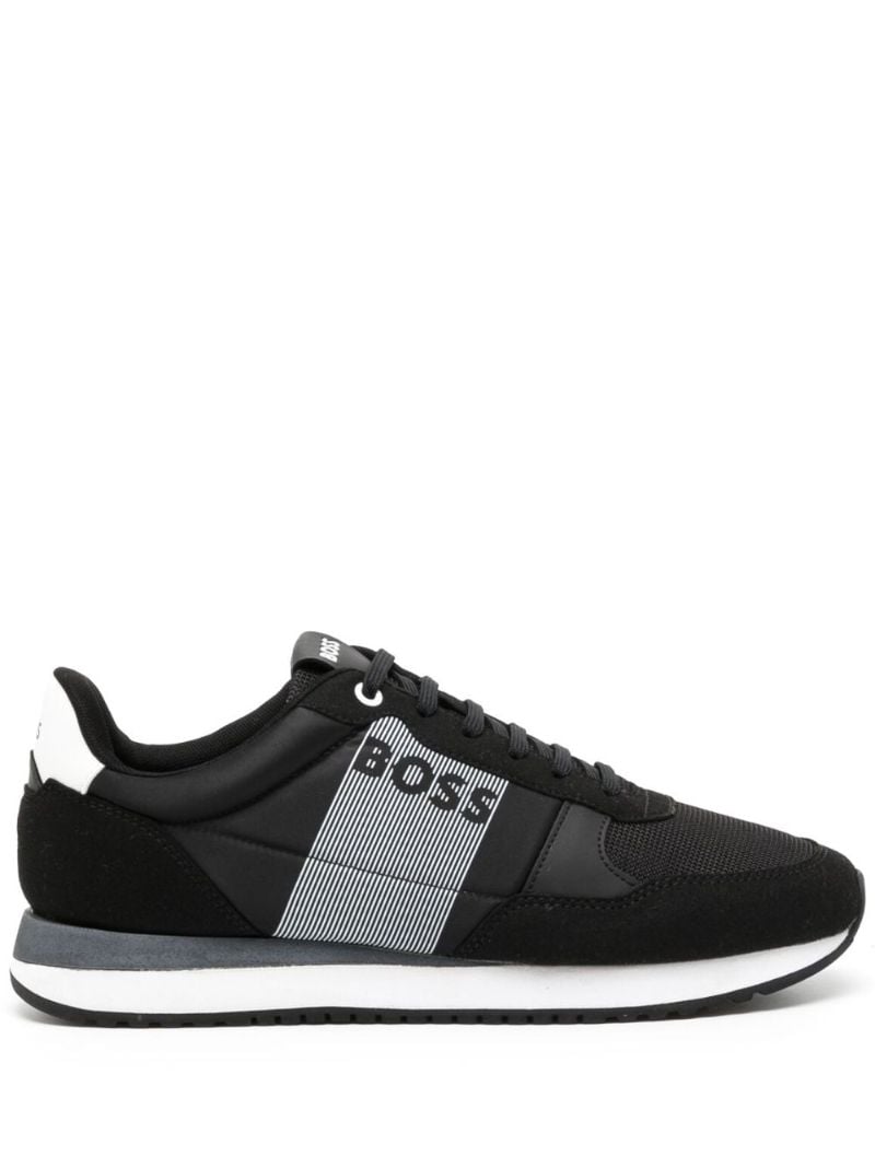 Black Logo-print Sneakers