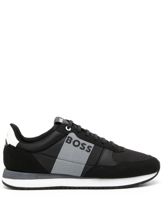 Black Logo-print Sneakers