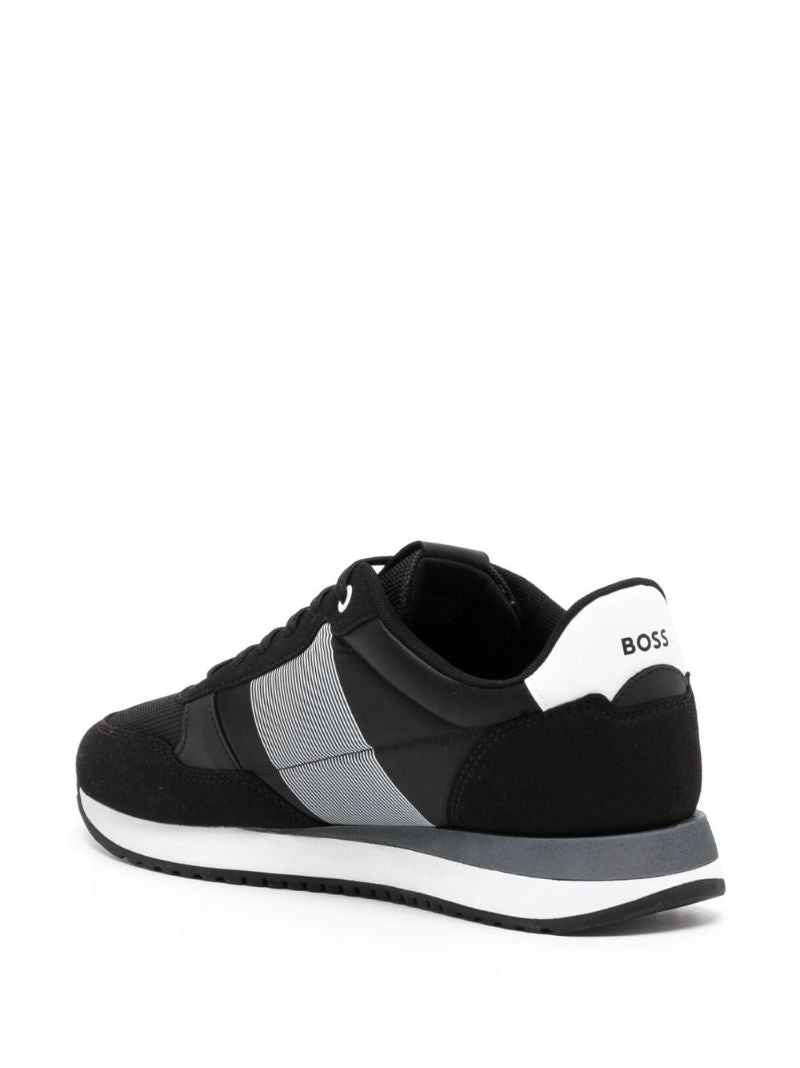 Black Logo-print Sneakers