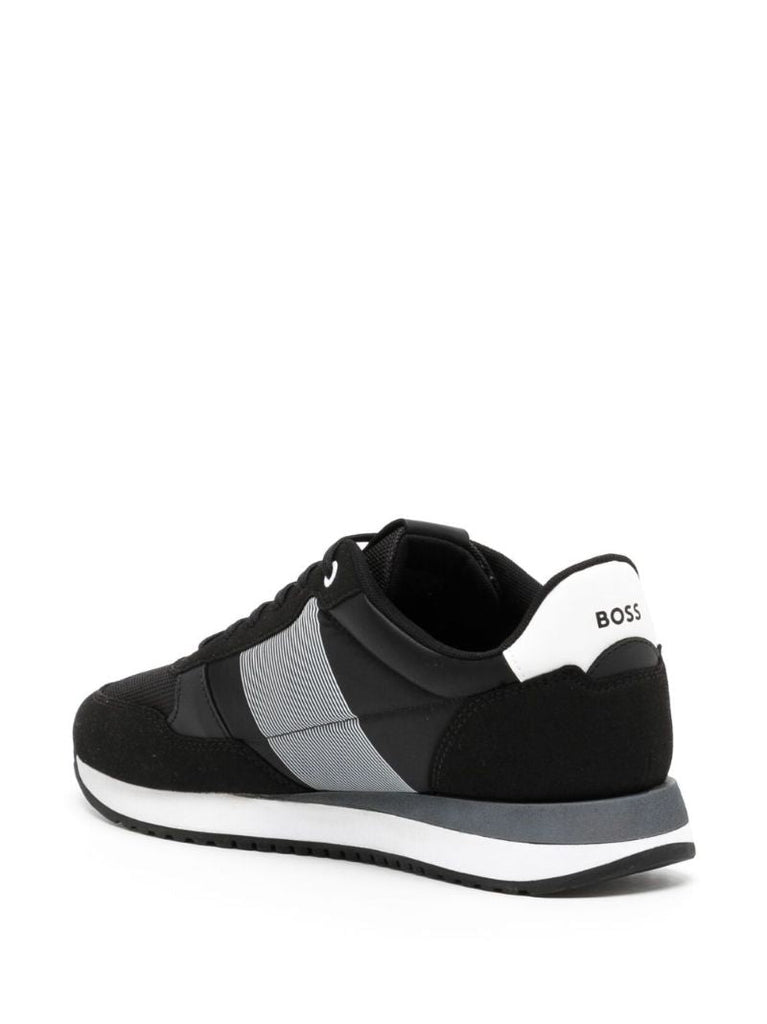 Black Logo-print Sneakers