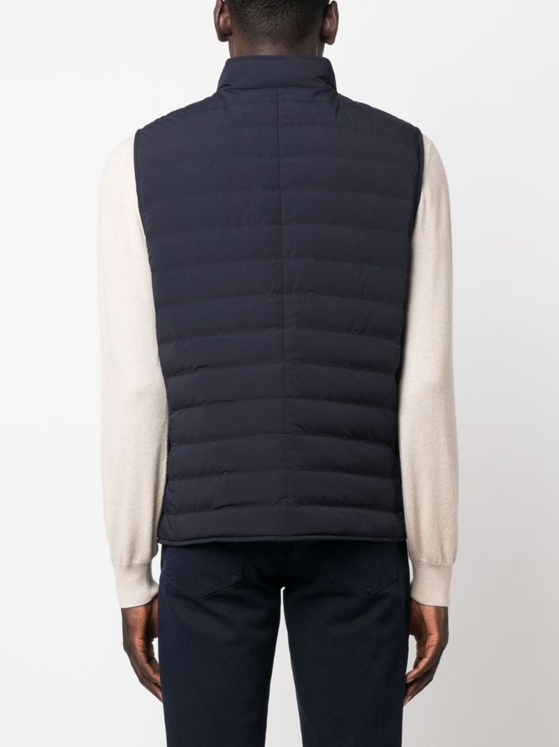 Blue Quilted Vest