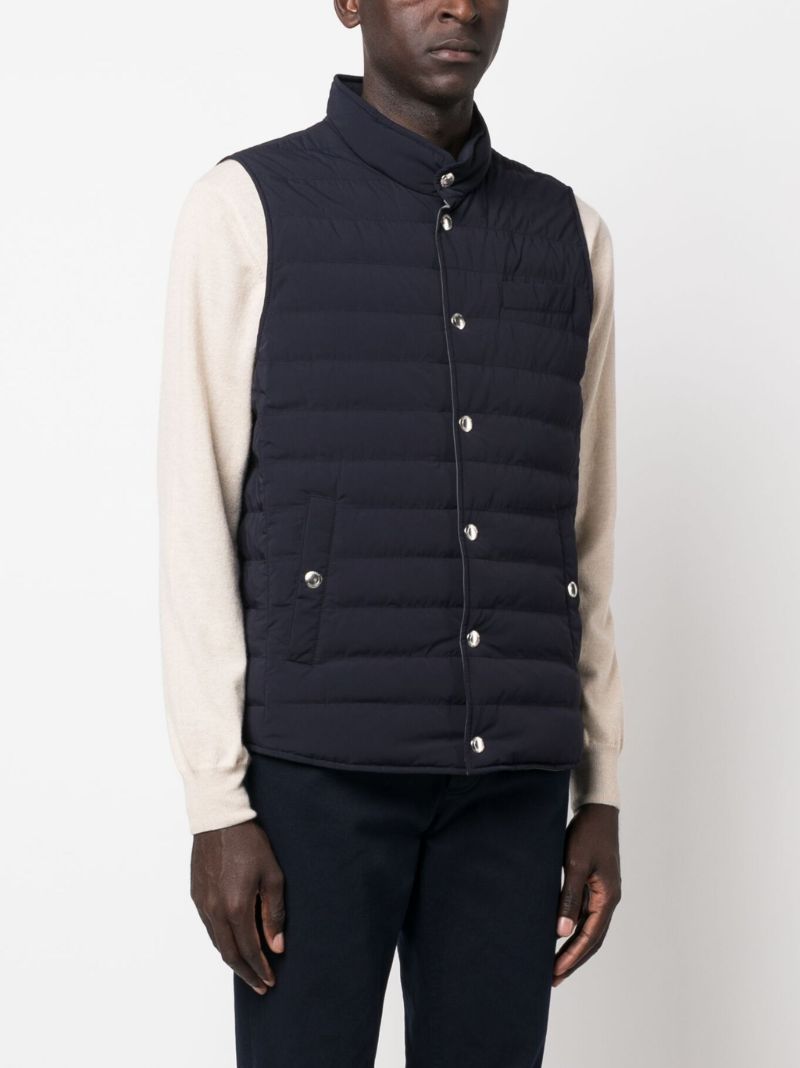 Blue Quilted Vest