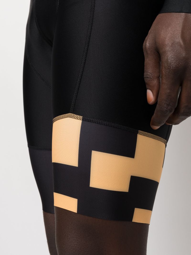 X Browns Black Pro Team Bib Cycling Shorts