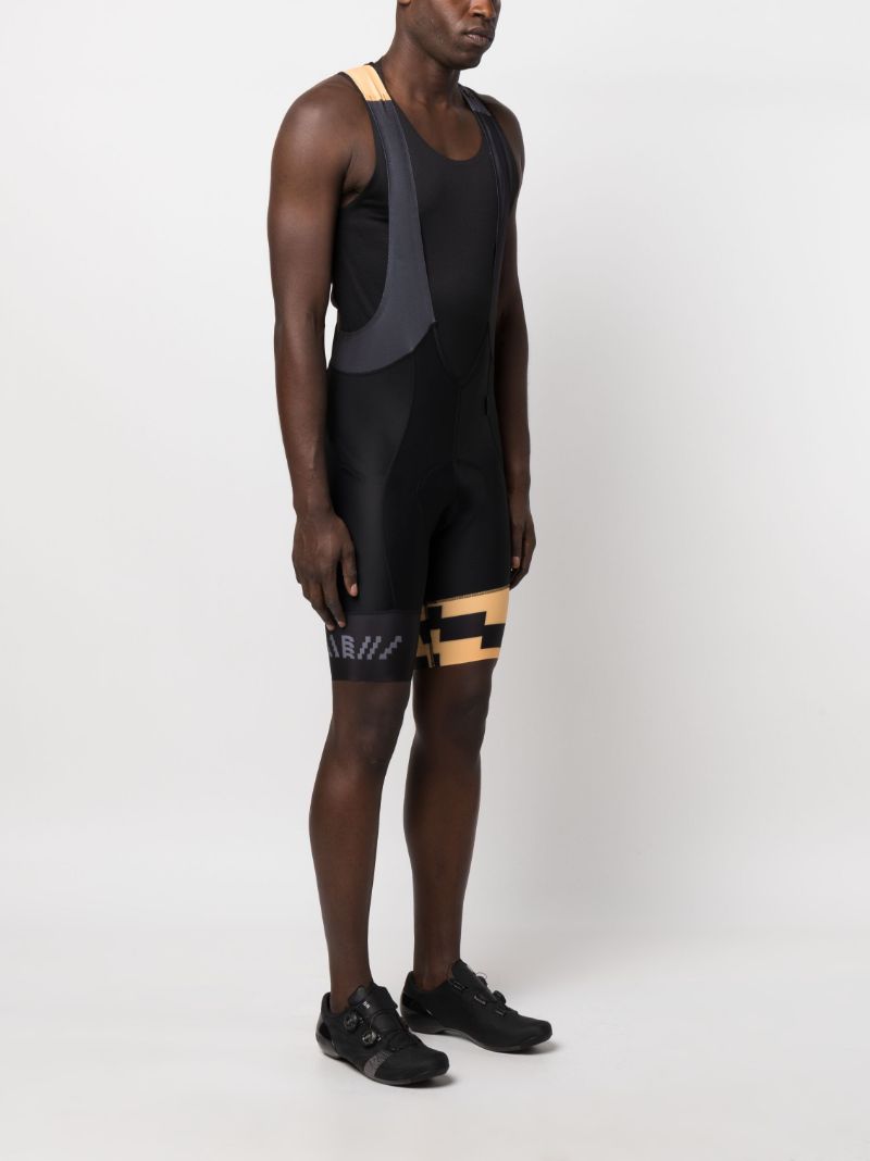 X Browns Black Pro Team Bib Cycling Shorts
