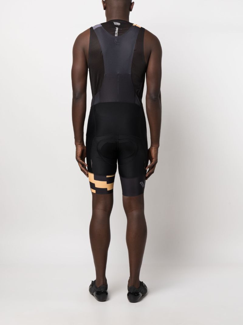 X Browns Black Pro Team Bib Cycling Shorts