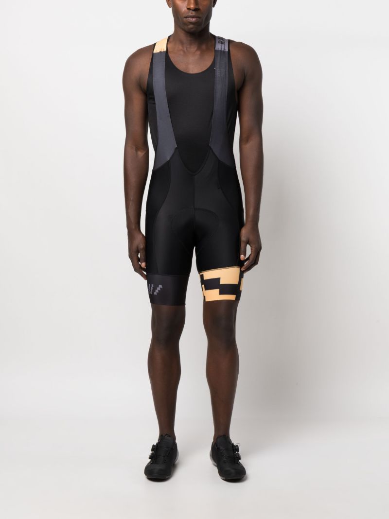 X Browns Black Pro Team Bib Cycling Shorts