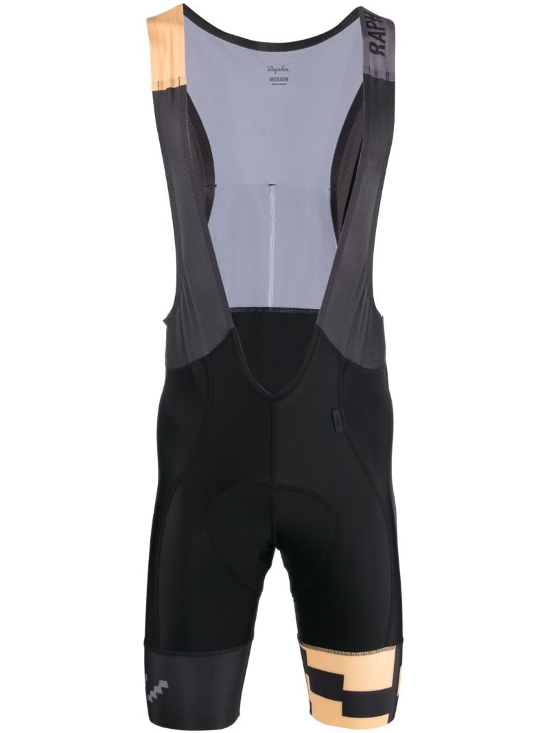 X Browns Black Pro Team Bib Cycling Shorts