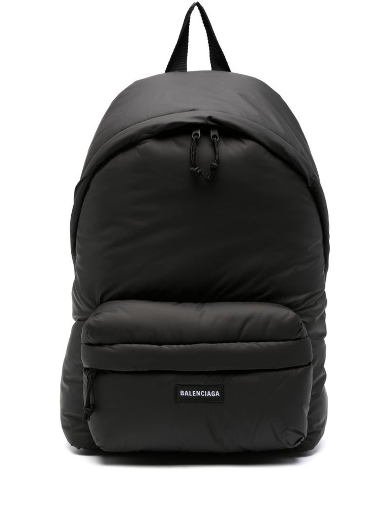 Black Explorer Padded Backpack