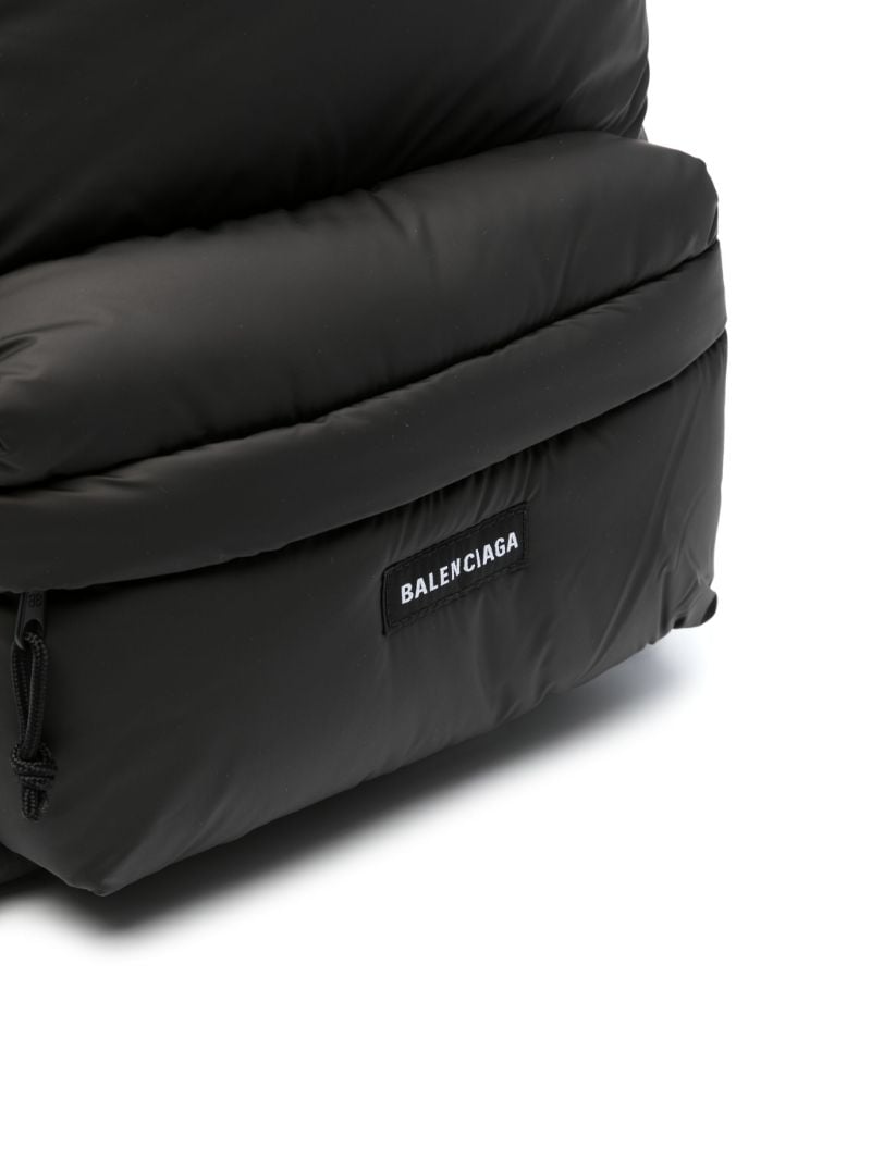 Black Explorer Padded Backpack