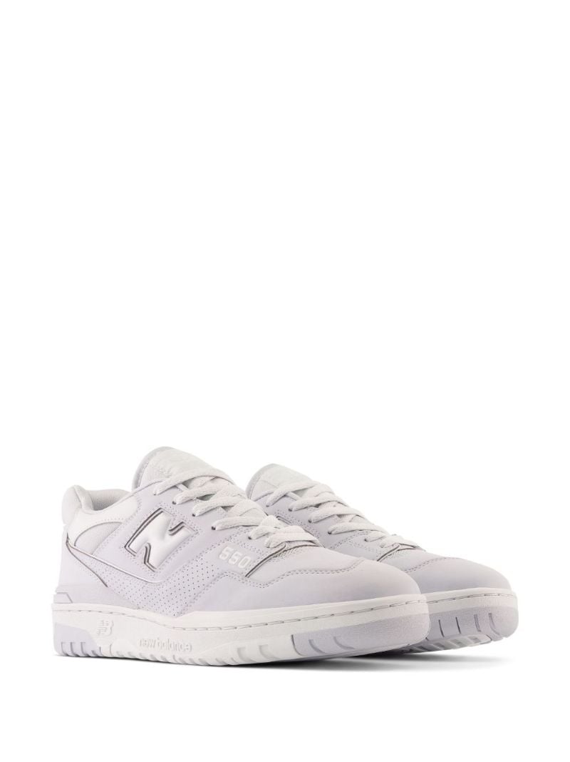 Grey 550 Suede Sneakers