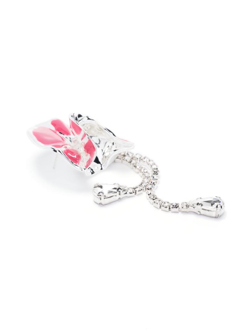 Sterling Silver Sylvia Crystal Drop Earrings
