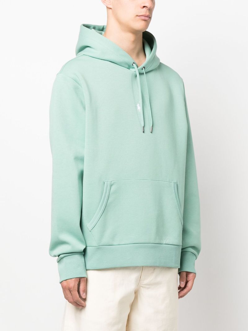Green Polo Pony Embroidered Hoodie
