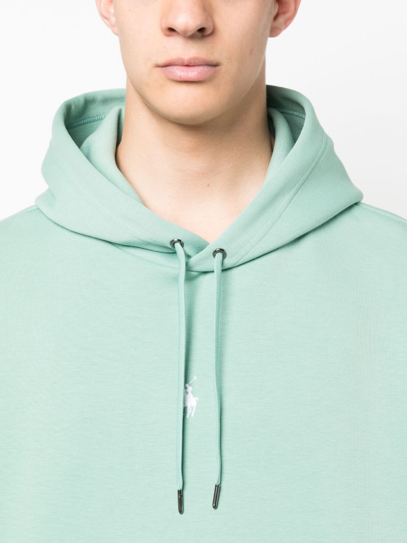 Green Polo Pony Embroidered Hoodie