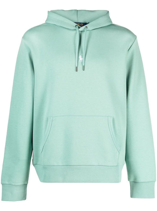 Green Polo Pony Embroidered Hoodie