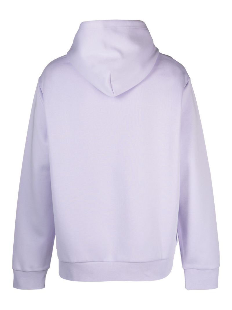 Purple Polo Pony Embroidered Hoodie