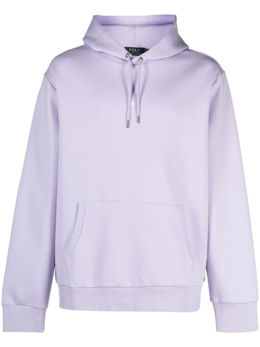 Purple Polo Pony Embroidered Hoodie