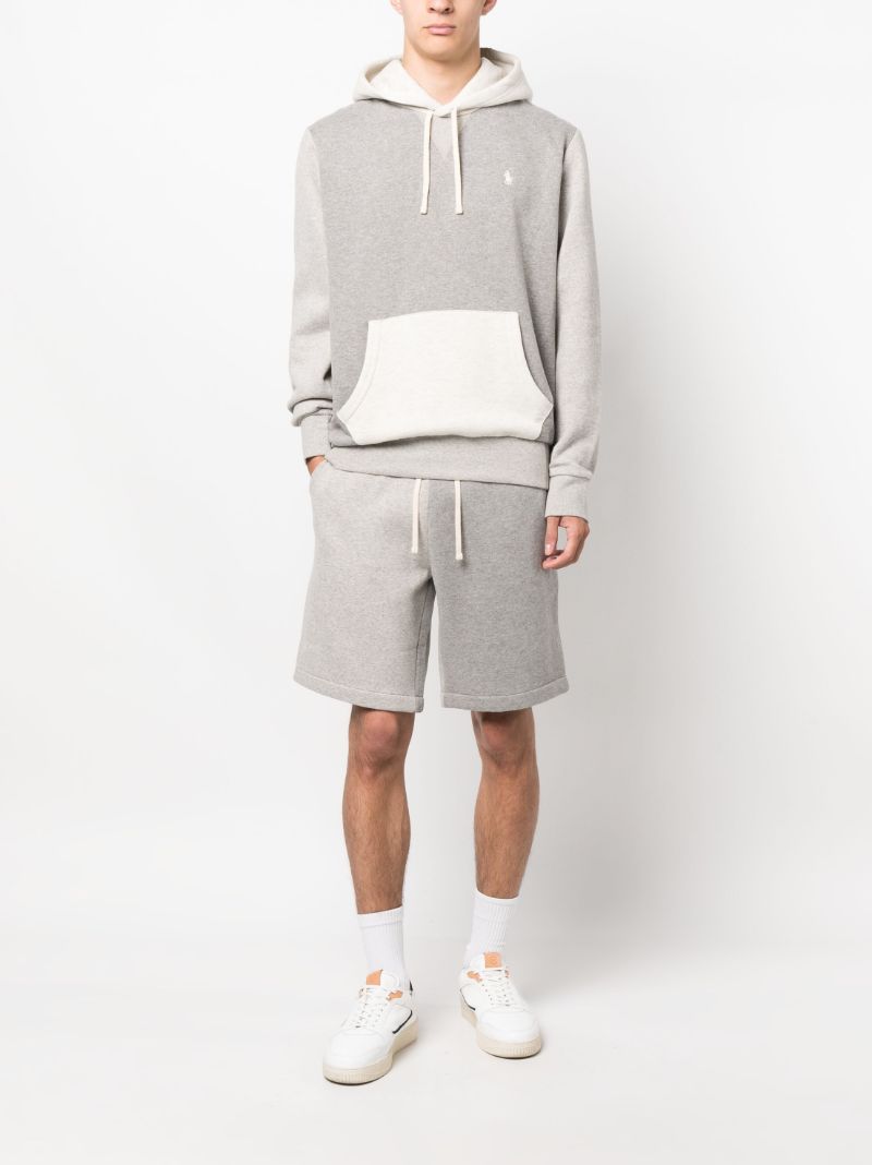 Grey Colourblock Track Shorts