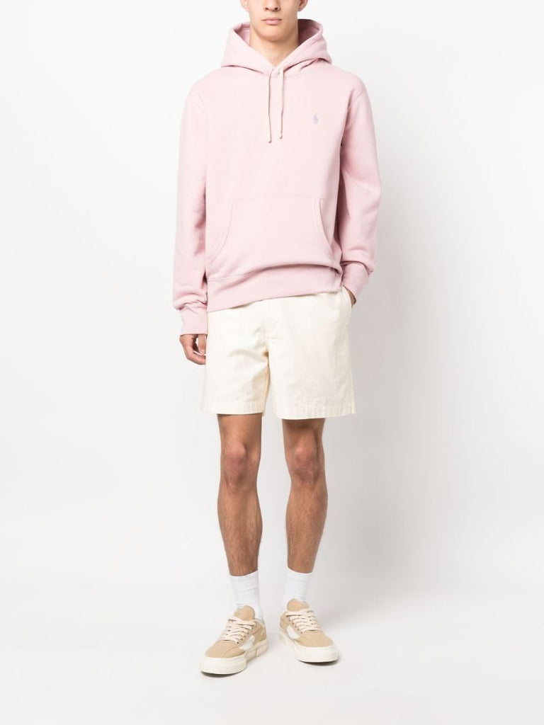 Pink Polo Pony Embroidered Hoodie