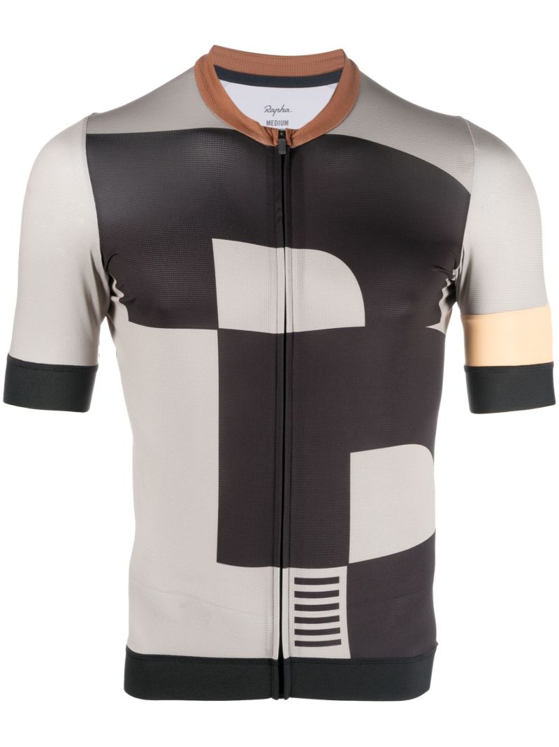 X Browns Grey Pro Team Training Cycling Jersey Top