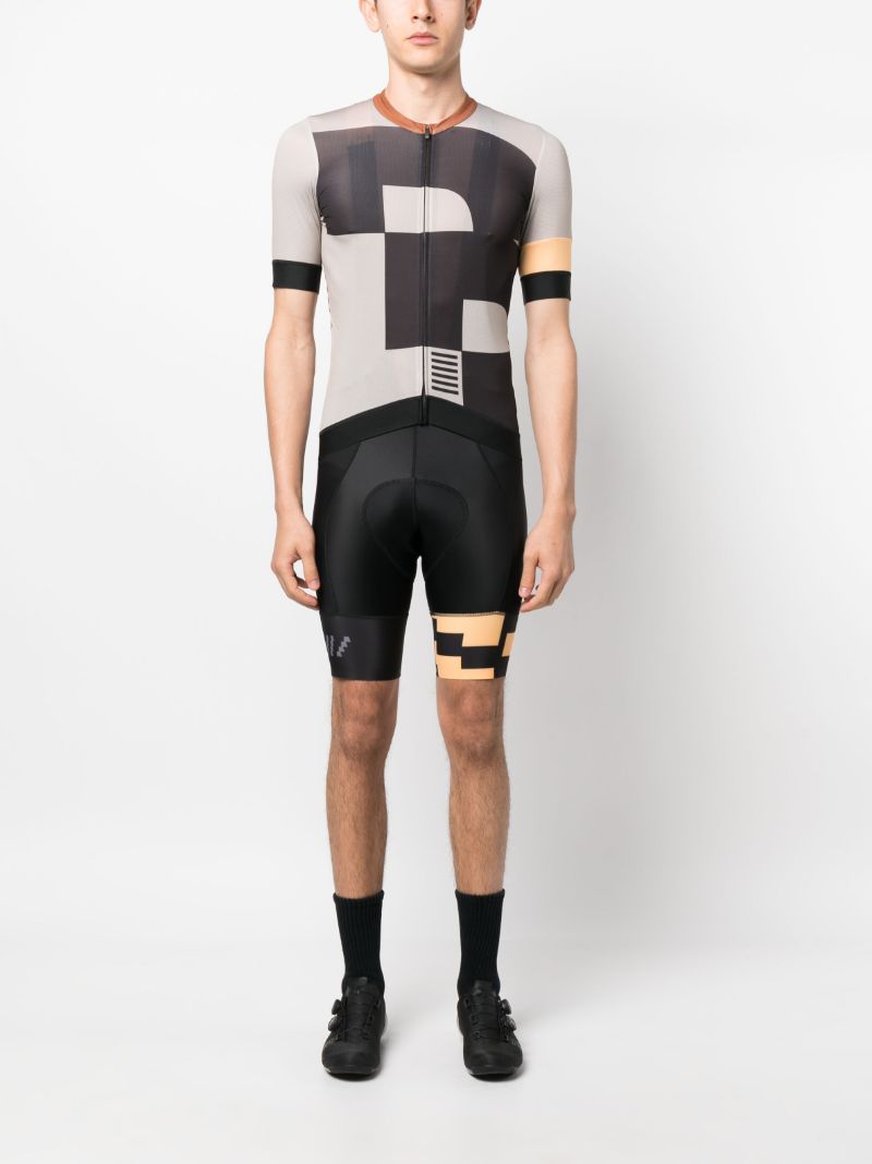 X Browns Grey Pro Team Training Cycling Jersey Top