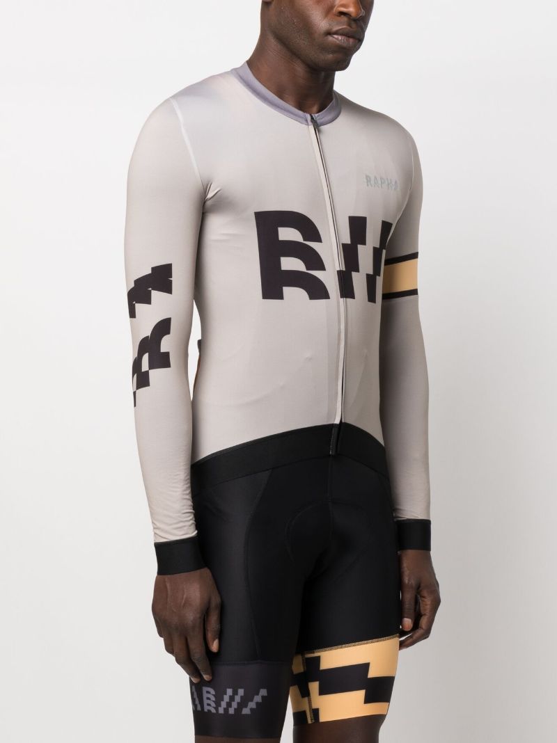 X Browns Grey Pro Team Training Cycling Jersey
