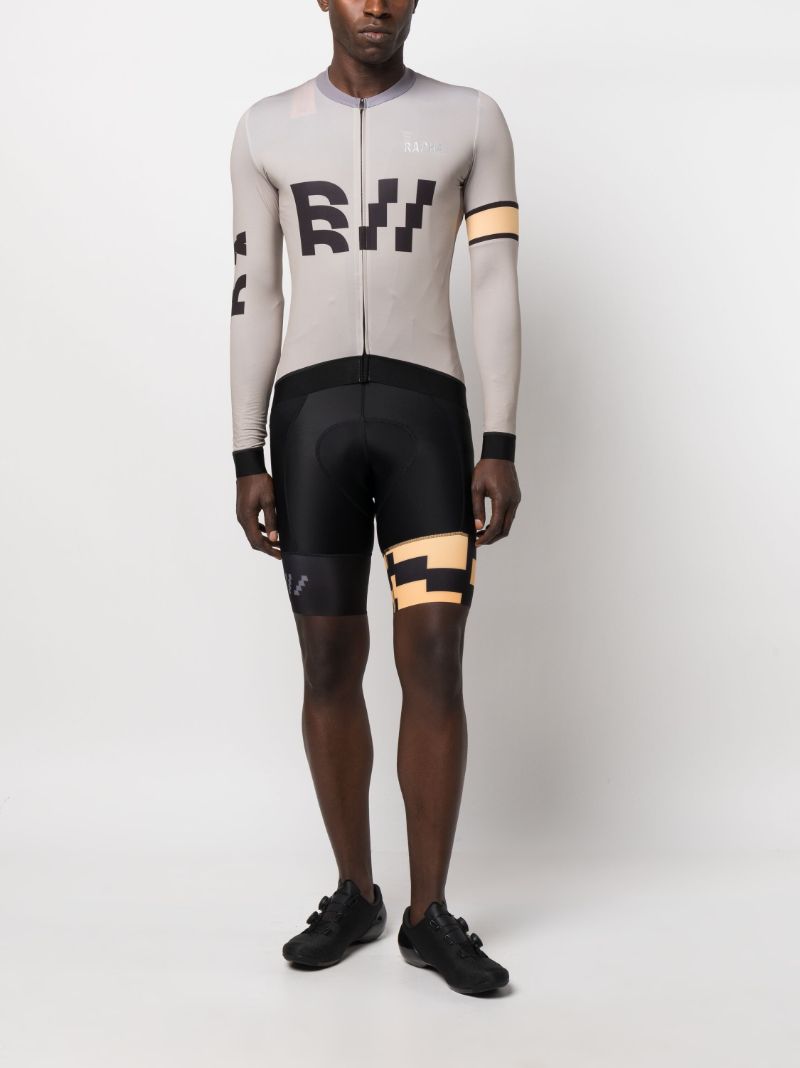 X Browns Grey Pro Team Training Cycling Jersey