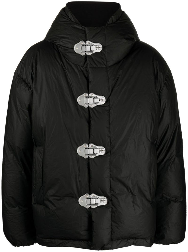 Black Latch Puffer Jacket