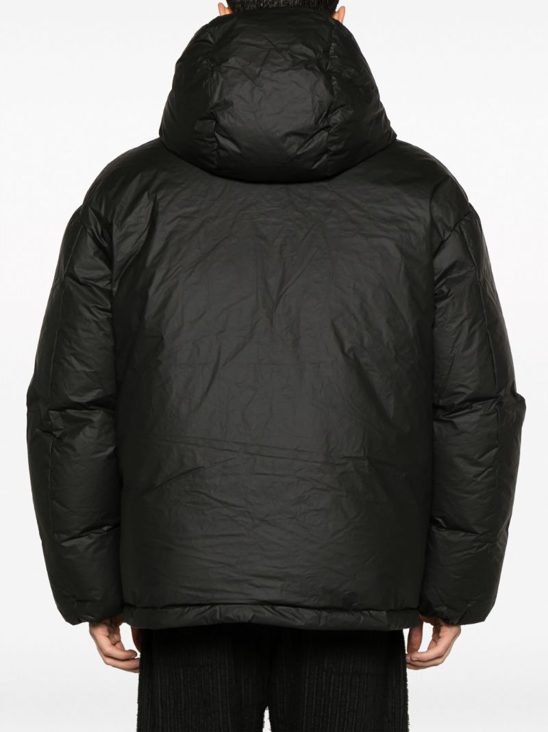 Black Latch Puffer Jacket