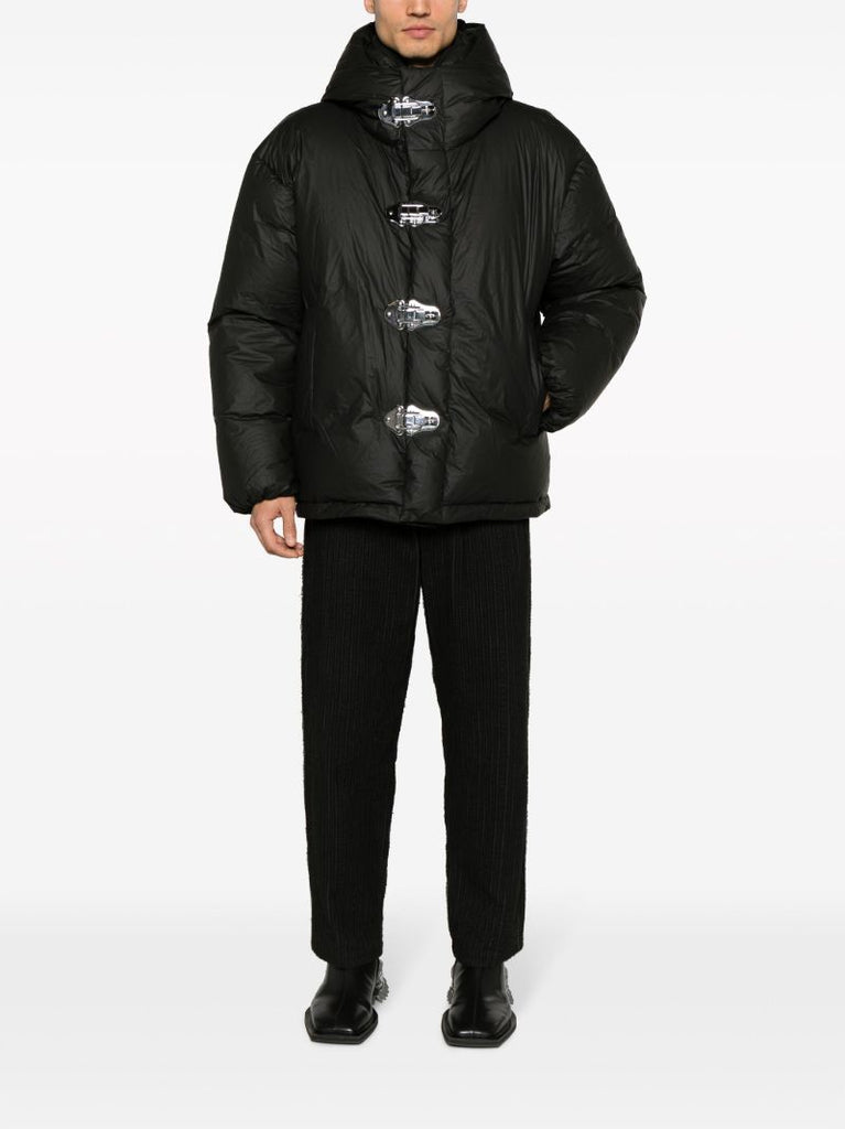 Black Latch Puffer Jacket