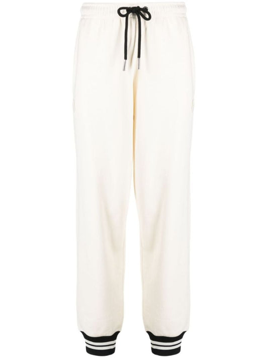 Neutral Cotton Track Pants
